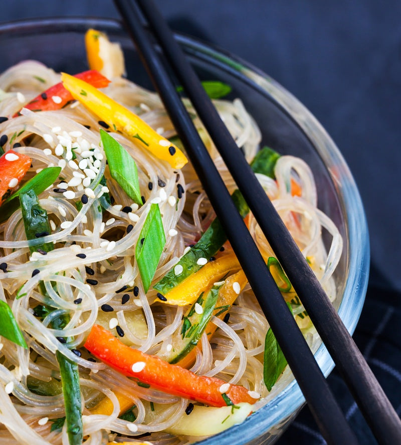 Macarrão vermicelli de feijão verde (harussame) - Lungkow 200g