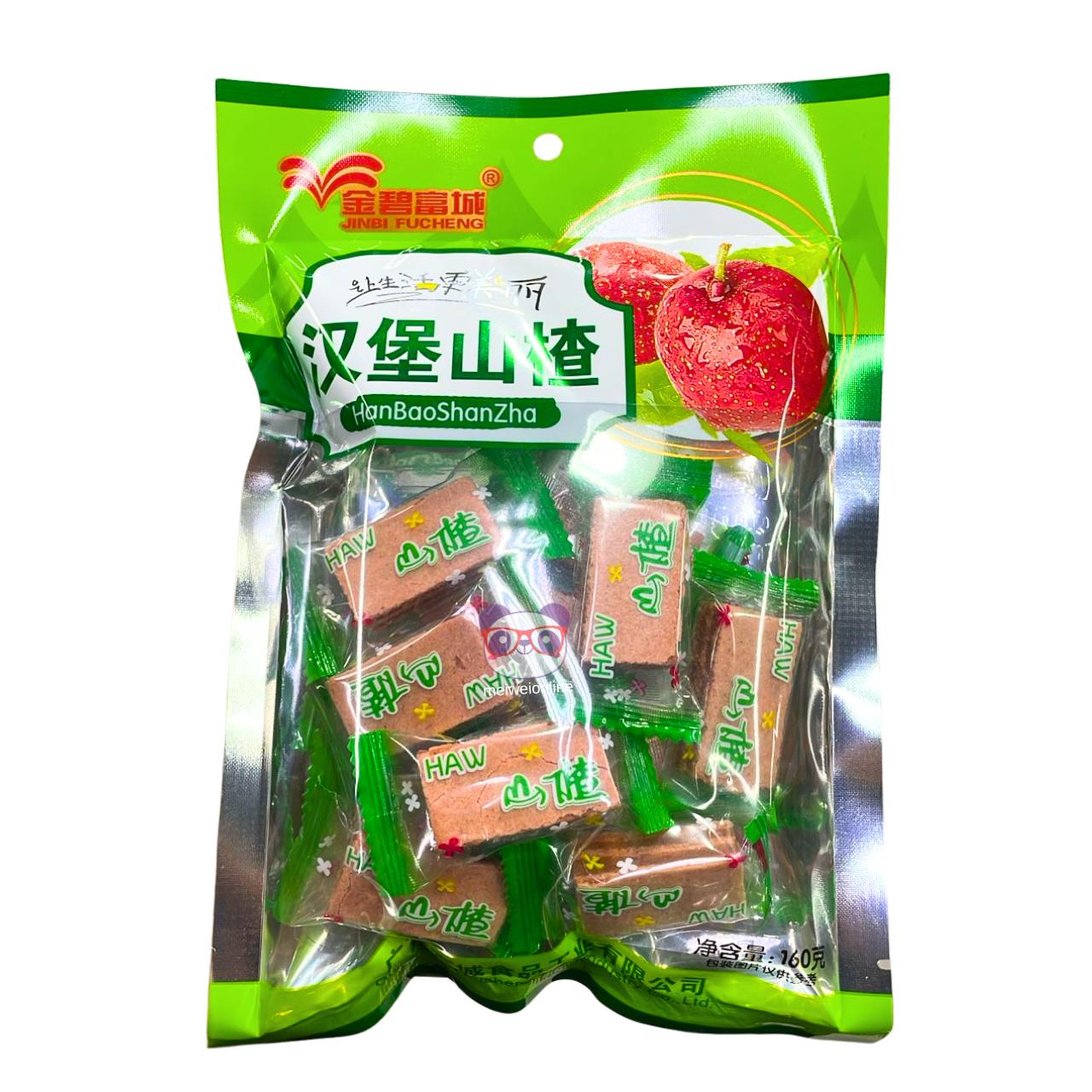 Doce de espinheiro (HanBaoShanZha) - Jinbi Fucheng 160g
