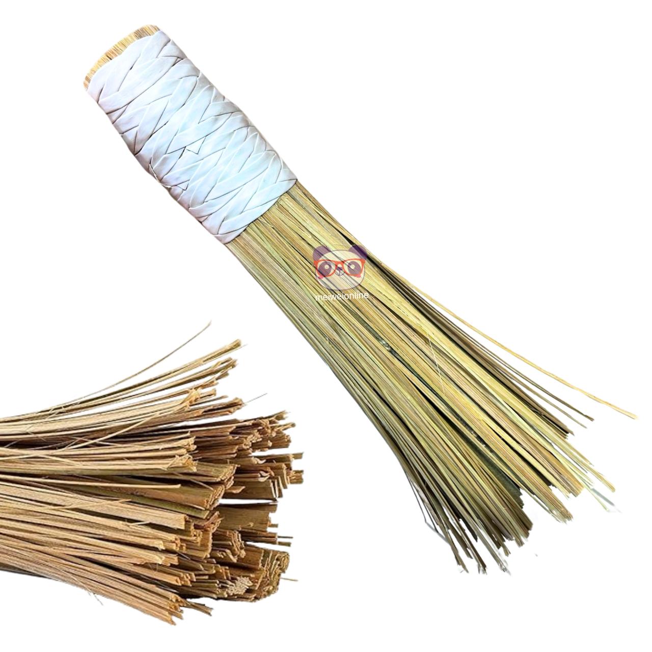 Escova Wok de bambu para limpeza 30cm