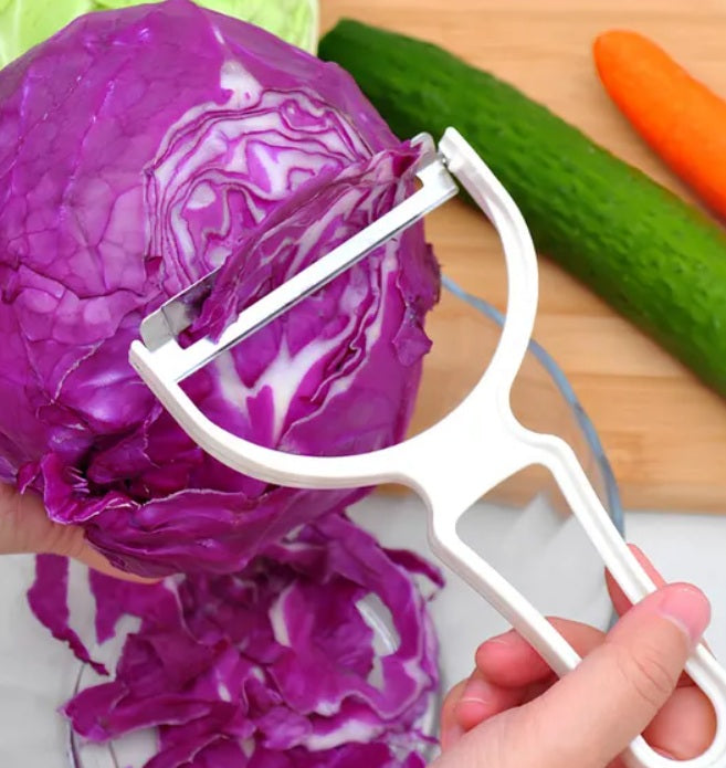 Fatiador jumbo de legumes (branco) - Peeler