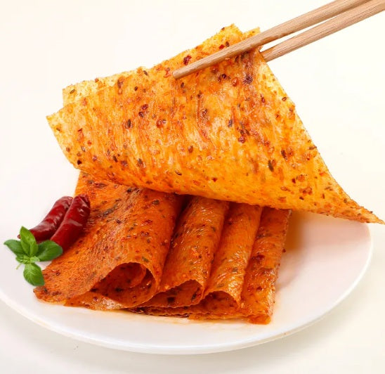 Fatias de soja picante com alho - Wu La Ma 108g