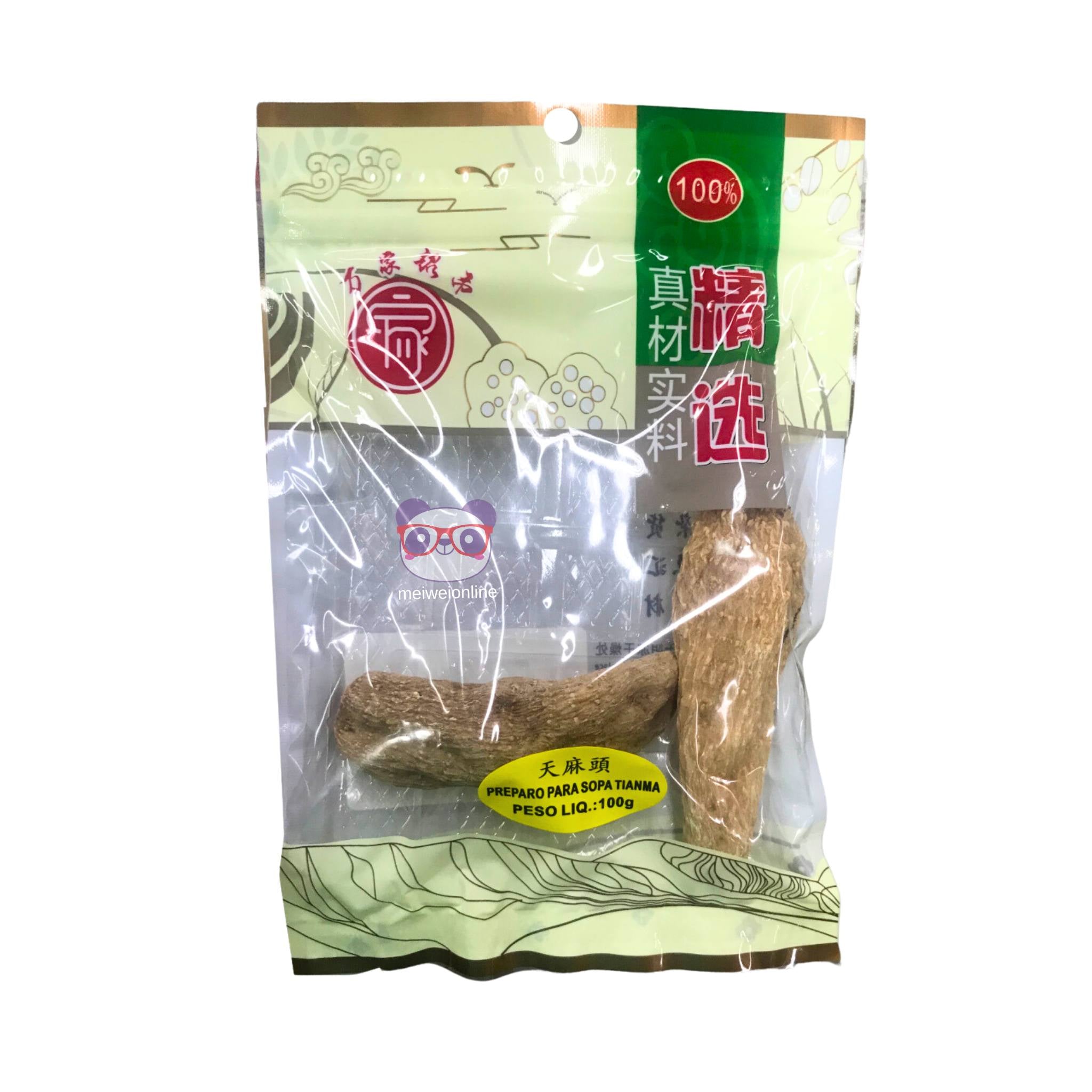 Erva chinesa Tianma - Zheng Feng 100g