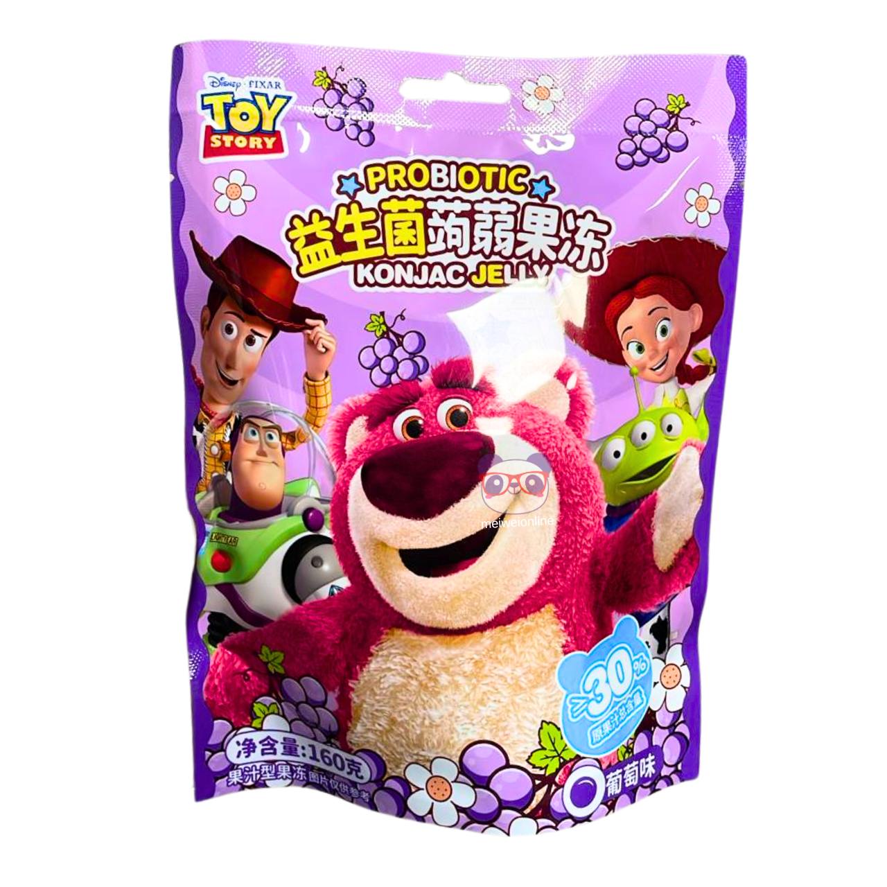 Gelatina de konjac probiótica sabor uva Lotso - Disney 160g