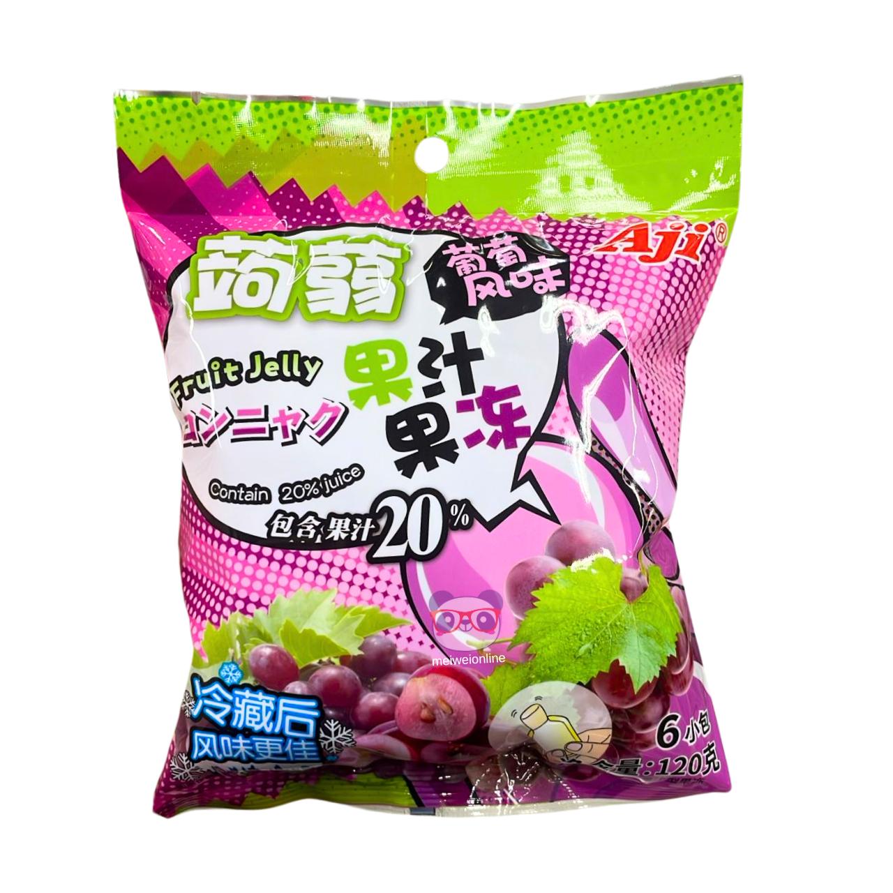 Gelatina de konjac sabor uva - Aji 120g