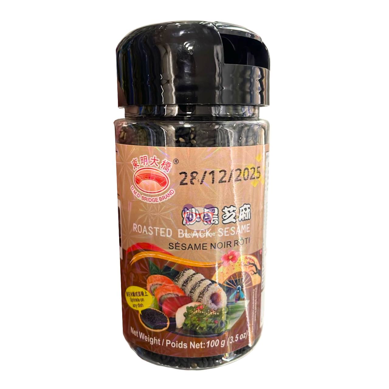 Gergelim preto torrado - D.M.D Bridge 100g