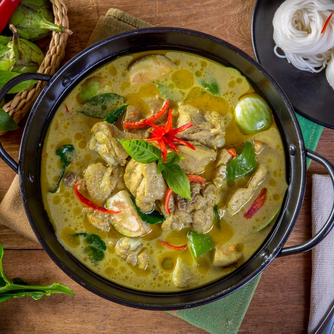 Pasta de Curry verde (Green Curry Paste) - Cock Brand 400g