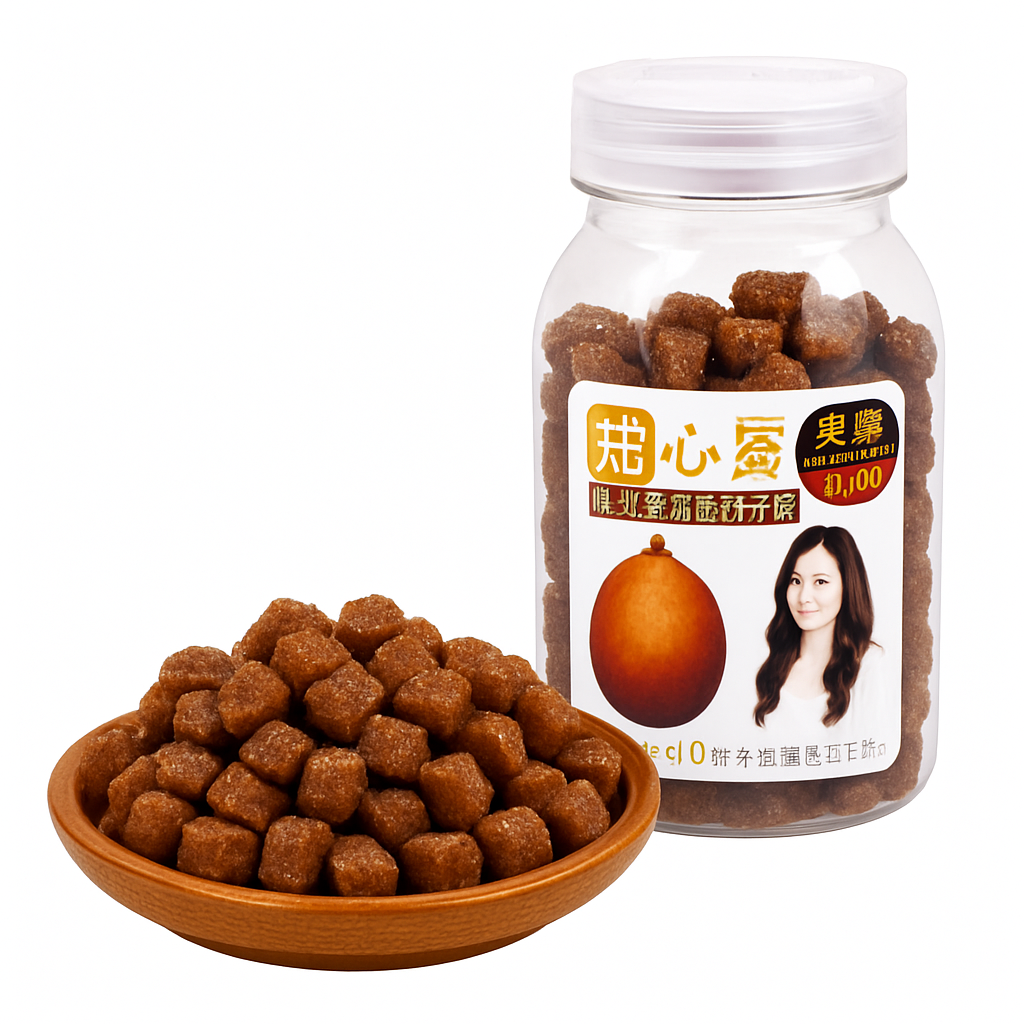 Mei Wei: Tâmaras com Mel e Loquat Salgadas(甜心屋蜂蜜枇杷盐津枣)- Sweet House 60g - Embalagem em Fundo Branco