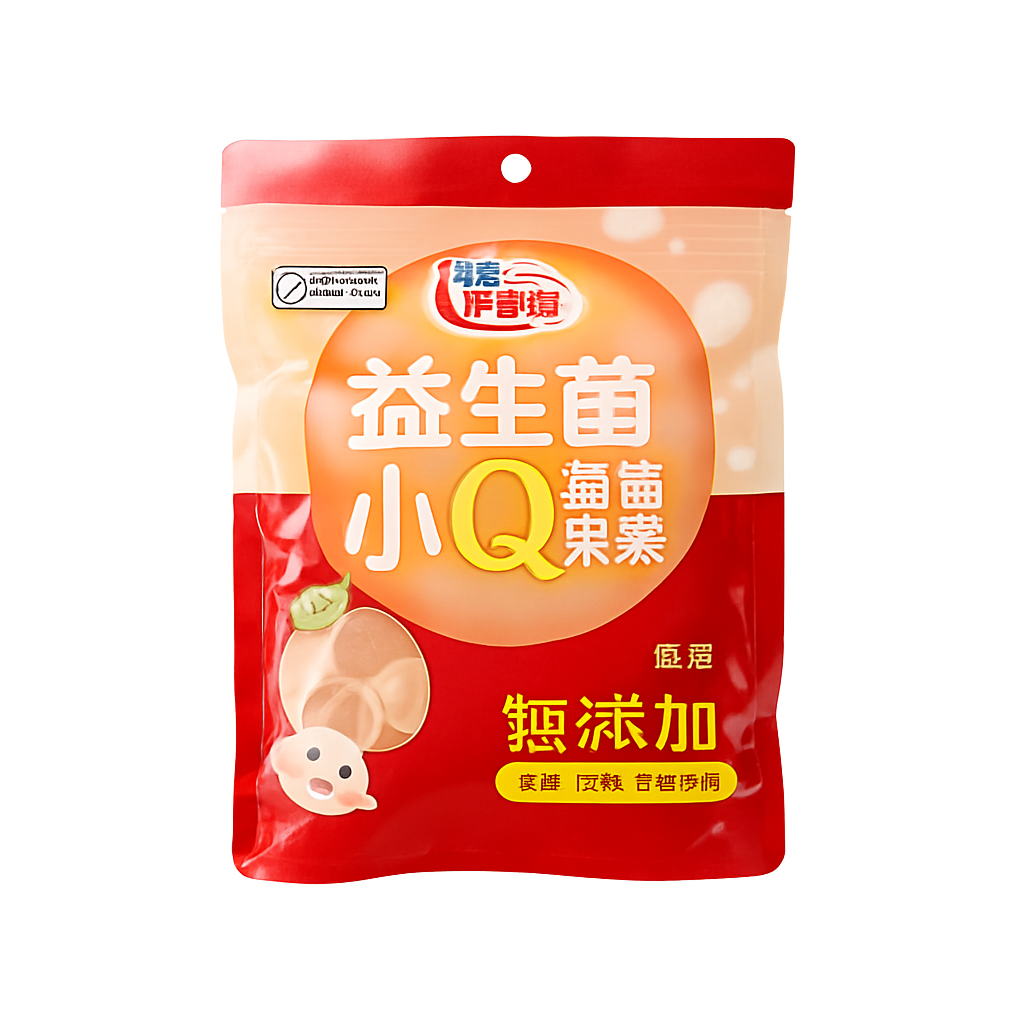 Mei Wei: Gelatina Probiótica SB Original(益生菌小Q)- Bifido 280g - Embalagem em Fundo Branco