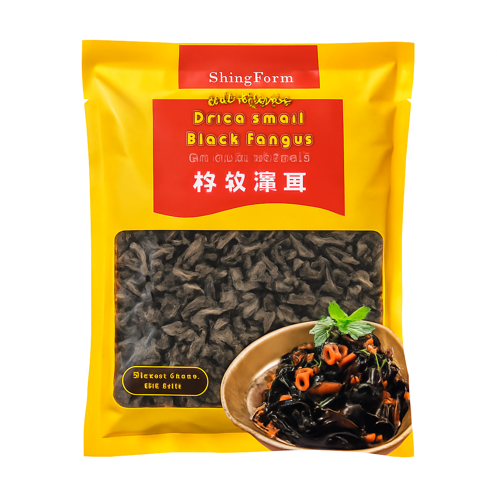 Mei Wei: Fungo Preto(特級雲耳)- Shine Farm 200g - Embalagem em Fundo Branco