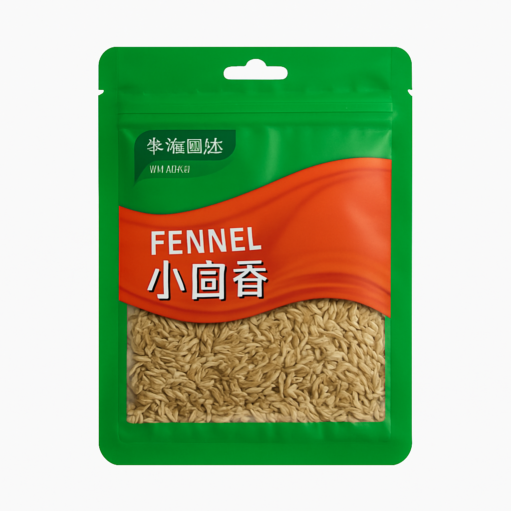 Mei Wei: Sementes de Erva-doce(小茴香)- Huahaisd 40g - Embalagem em Fundo Branco