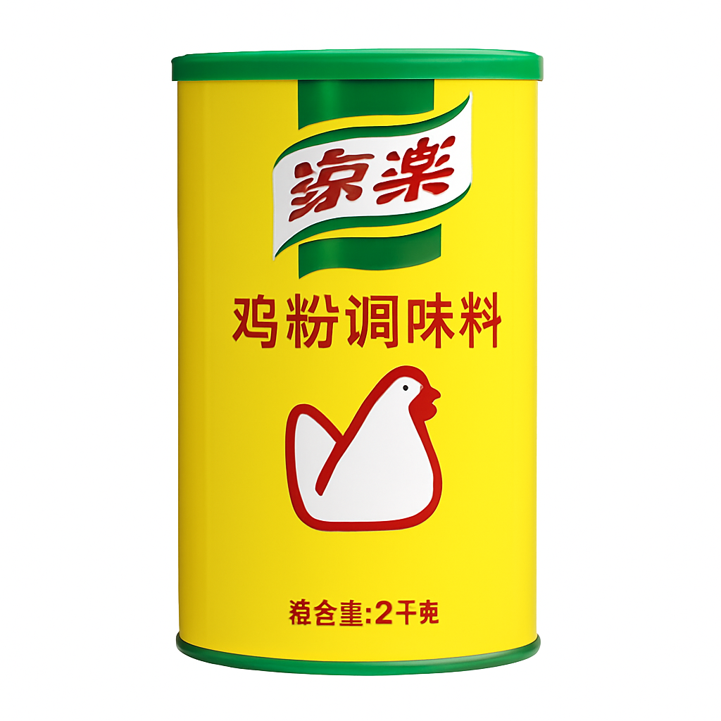 Mei Wei: Caldo de Galinha em Pó(鸡粉调味料)- Jiā Lè 2kg - Embalagem em Fundo Branco