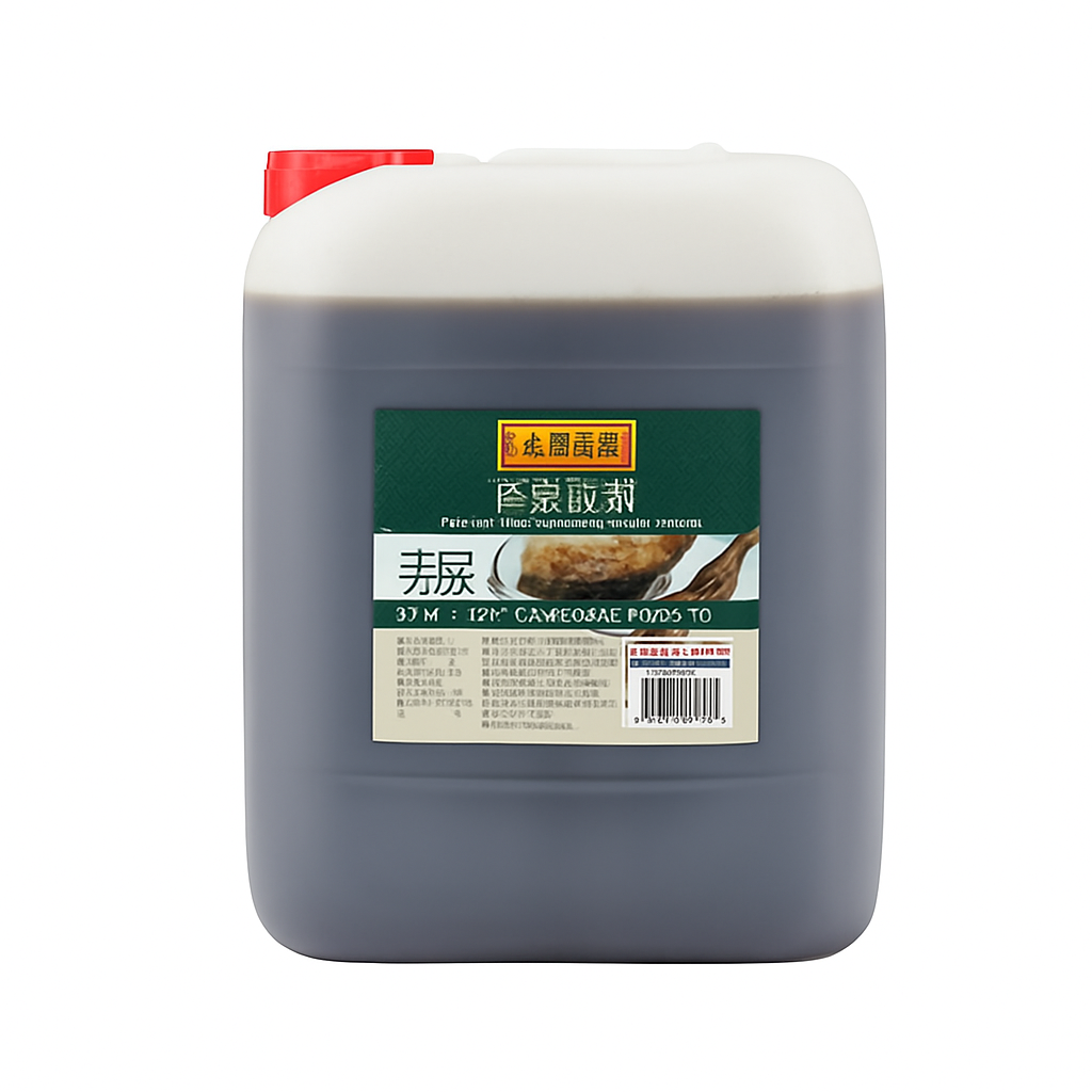 Mei Wei: Molho Shoyu para Peixe no Vapor(蒸鱼豉油)- Lee Kum Kee 12.1L - Embalagem em Fundo Branco
