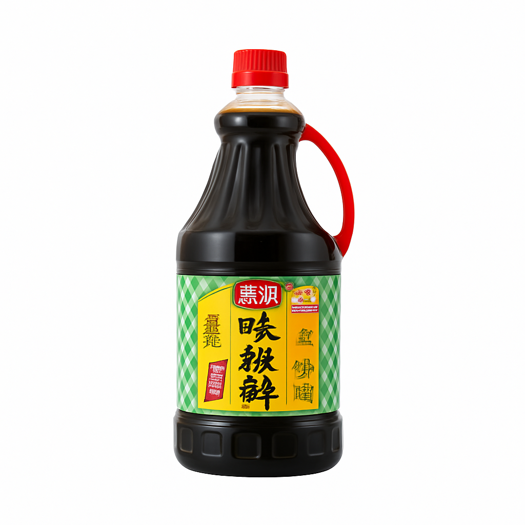 Mei Wei: Molho de Soja Premium(味极鲜酱油)- Chubang 1.63L - Embalagem em Fundo Branco
