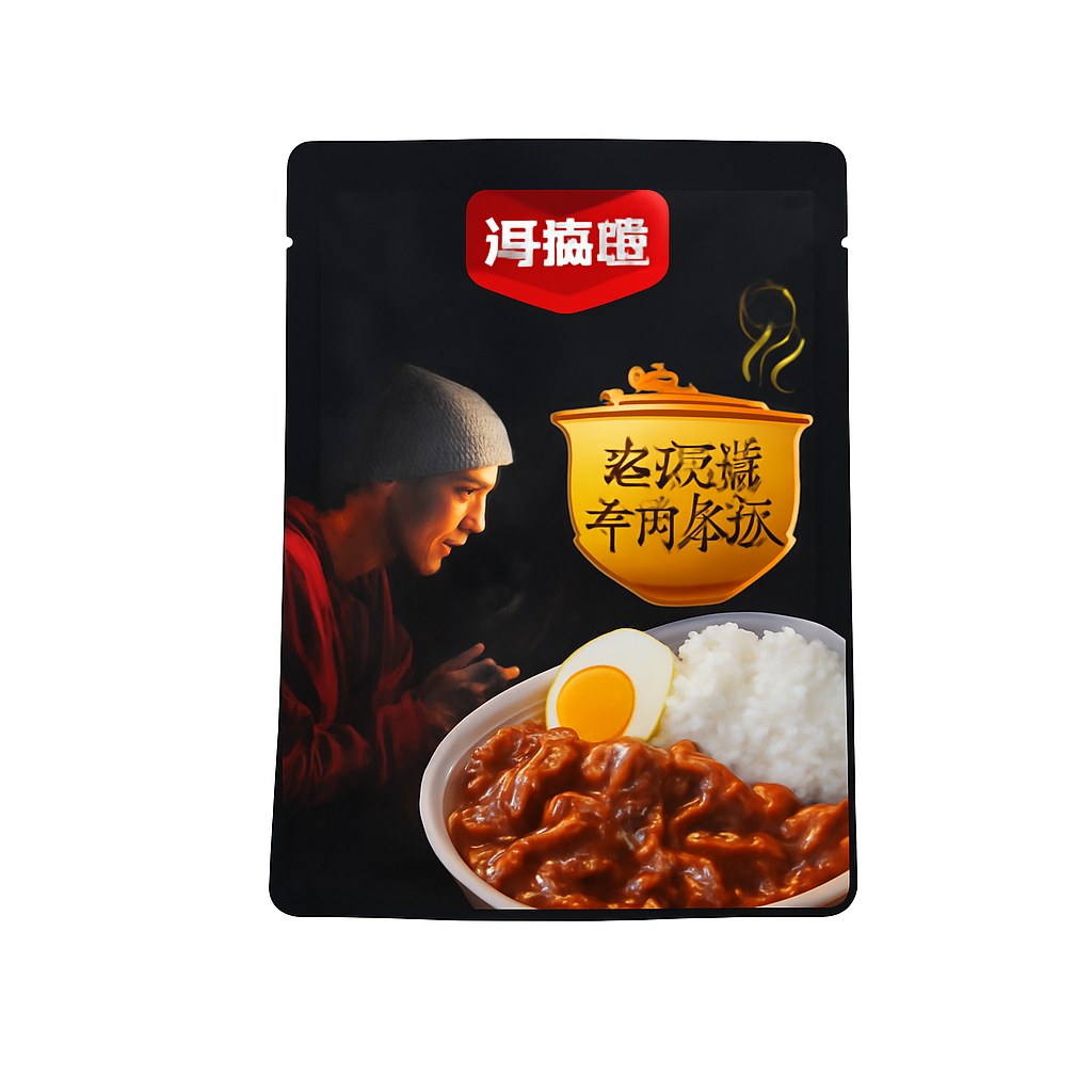 Mei Wei: Tempero para Lu Rou Fan(外婆卤老卤汁)- Wai Po 120g - Embalagem em Fundo Branco
