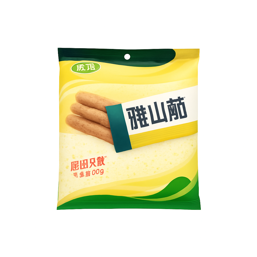 Mei Wei: Macarrão de Inhame(穗丰淮山面)- Sui Feng 800g - Embalagem em Fundo Branco