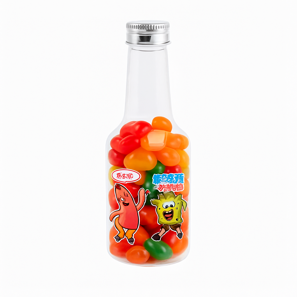 Mei Wei: Bebida de Suco em Garrafa(美姿姿)- Mzz 245ml - Embalagem em Fundo Branco