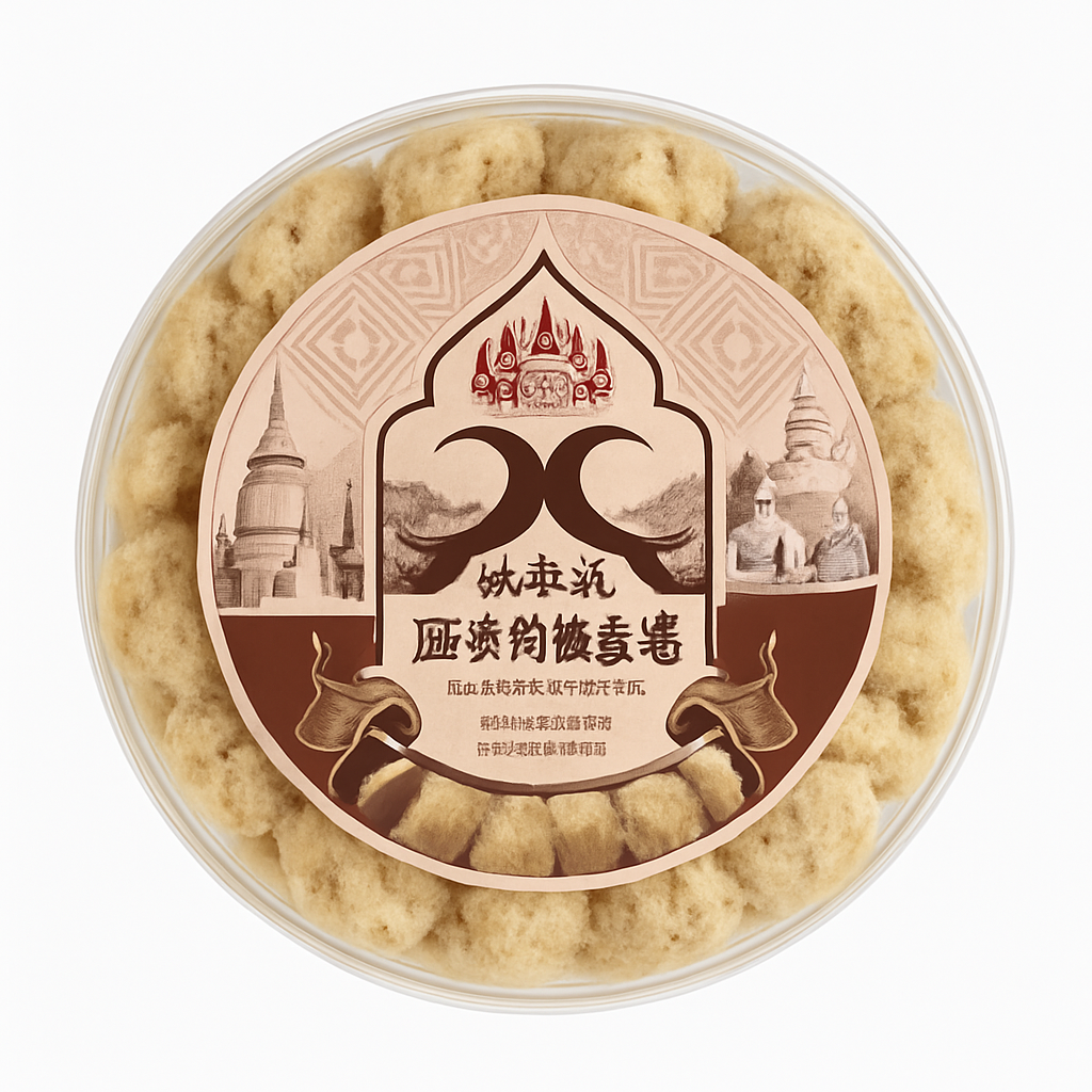 Mei Wei: Rolinho de Ovo com Algas e Carne Seca(御泰园纯泰式肉松紫菜蛋卷)- Yu Tai Yuan 240g - Embalagem em Fundo Branco
