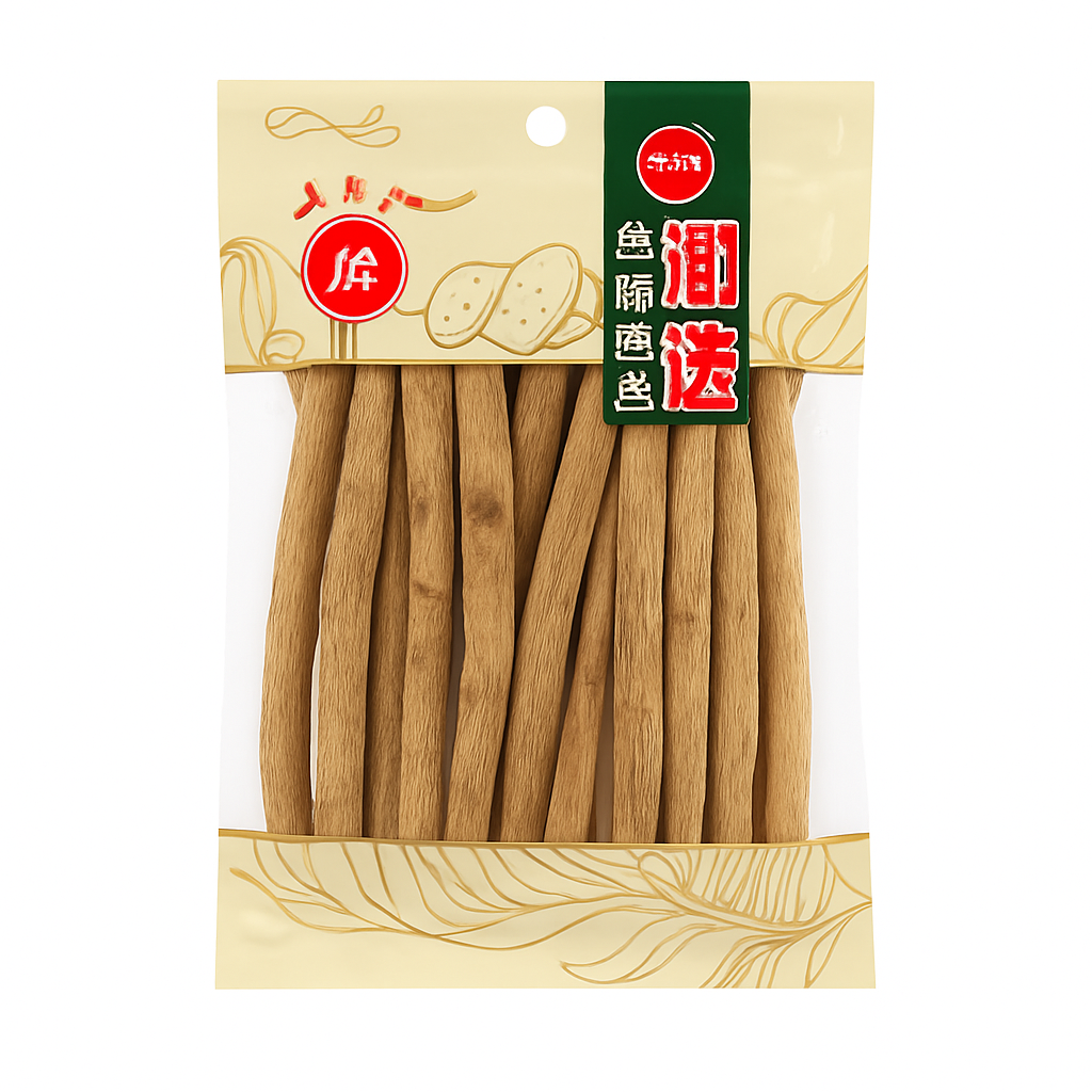 Mei Wei: Base de Sopa Dangshen(党参)- 100g - Embalagem em Fundo Branco