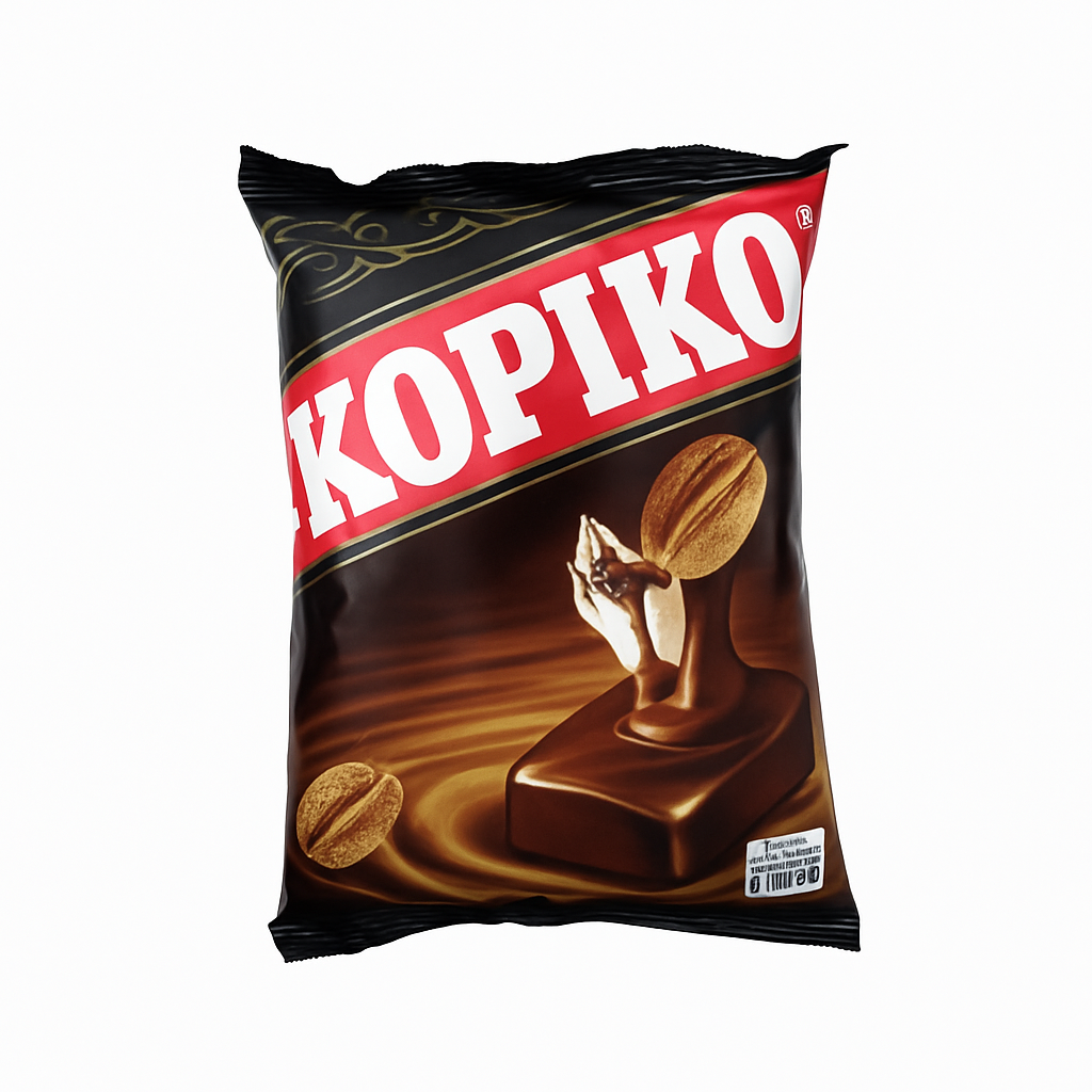 Mei Wei: Kopiko Bala Sabor Café(コピコ)- Kopiko 800g - Embalagem em Fundo Branco