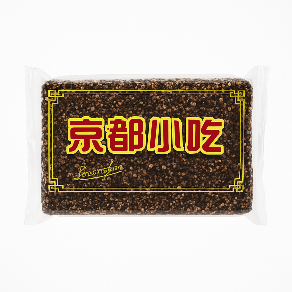 Mei Wei: Biscoito de Gergelim Preto(京都小吃黑芝麻酥)150g - Embalagem em Fundo Branco
