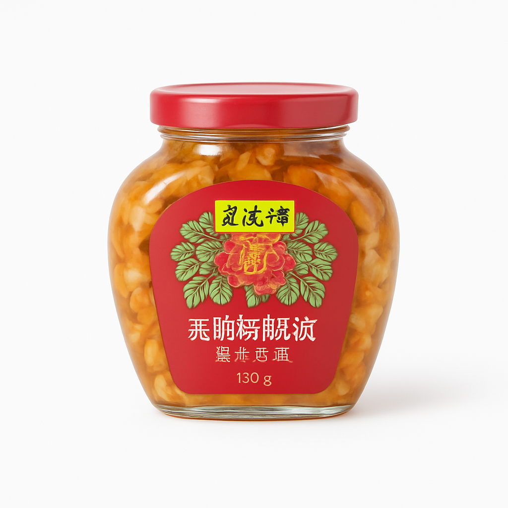Mei Wei: Conserva de Mostarda Salgada(乌江榨菜)- Wujiang 300g - Embalagem em Fundo Branco