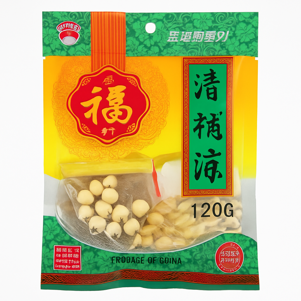 Mei Wei: Ervas Medicinais Chinesas Mistas(清補涼)120g - Embalagem em Fundo Branco