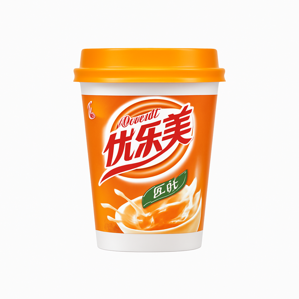 Mei Wei: Milk Tea Original(喜之郎奶茶)- Xizhilang 80g - Embalagem em Fundo Branco