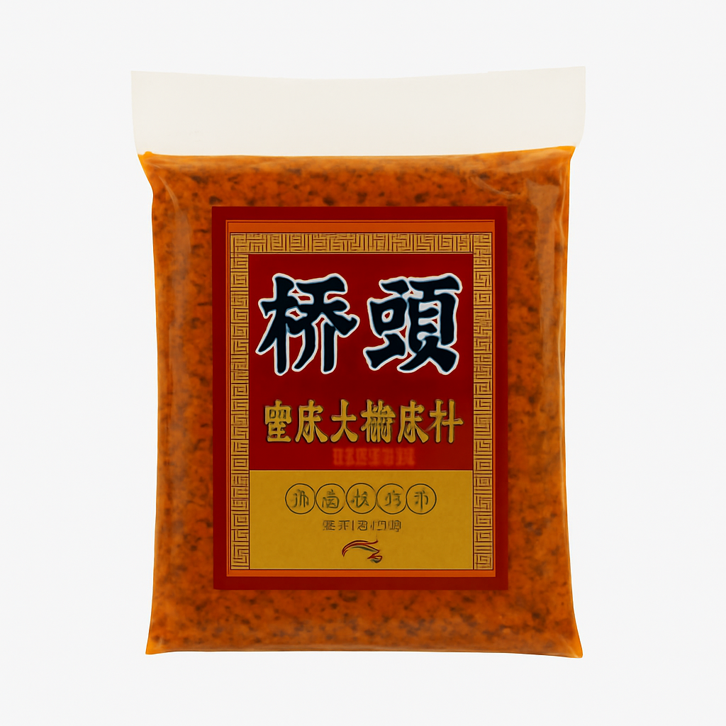 Mei Wei: Base para Hot Pot de Chongqing(桥头重庆火锅底料)- Qiaotou 2,5kg - Embalagem em Fundo Branco