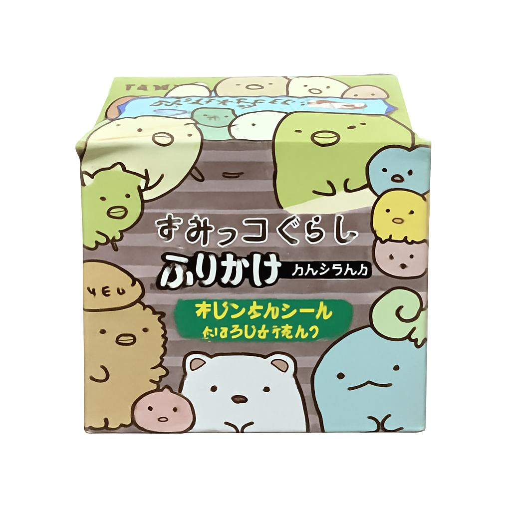 Mei Wei: Marumiya Tempero de Arroz Furikake Sumikko Gurashi(すみっコぐらし)50g - Embalagem em Fundo Branco