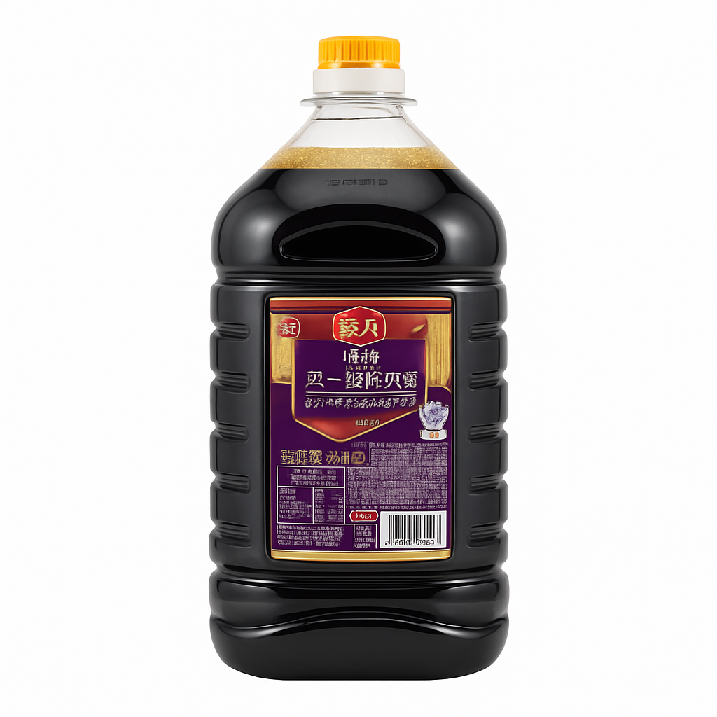 Mei Wei: Molho de Soja Premium Especial(海天特级一品鲜)- Haitian 4,9L - Embalagem em Fundo Branco