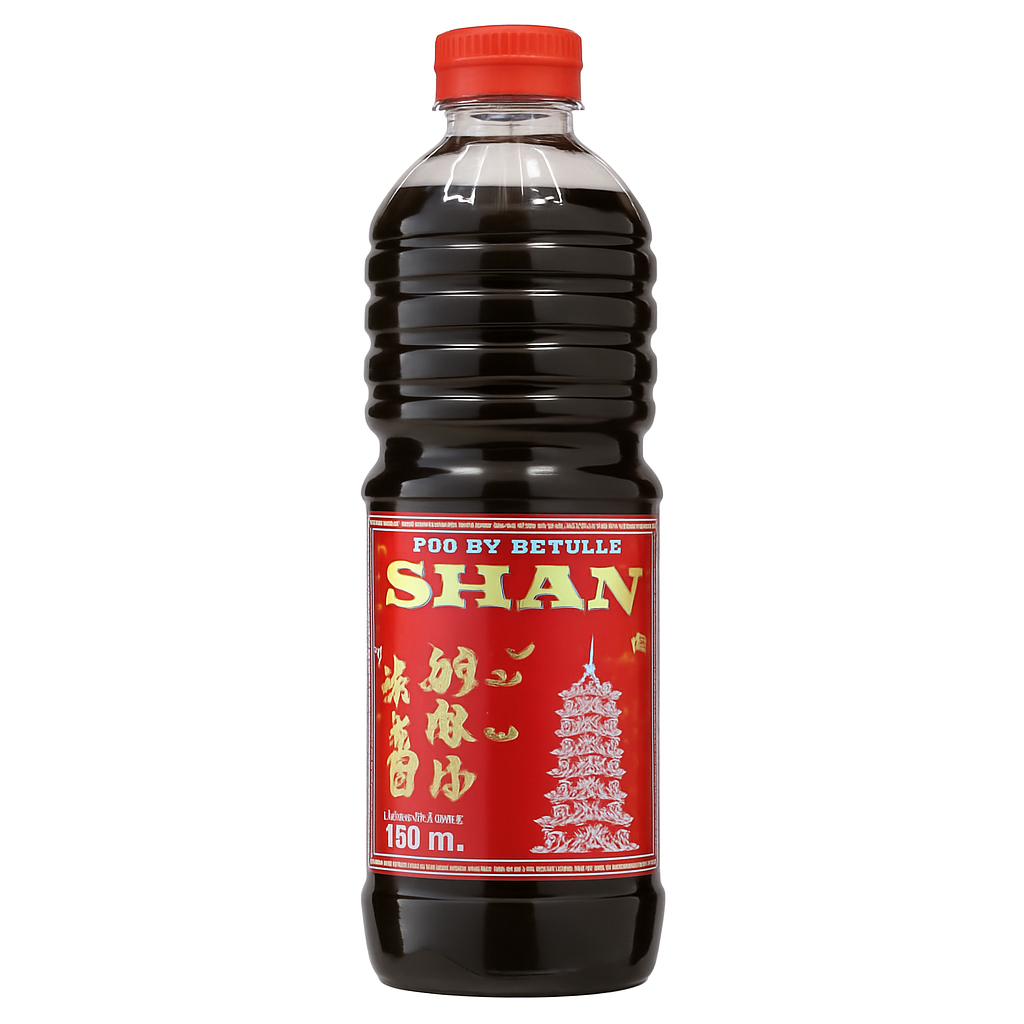 Mei Wei: Óleo de Gergelim Torrado(上海麻油)- Shang 1L - Embalagem em Fundo Branco
