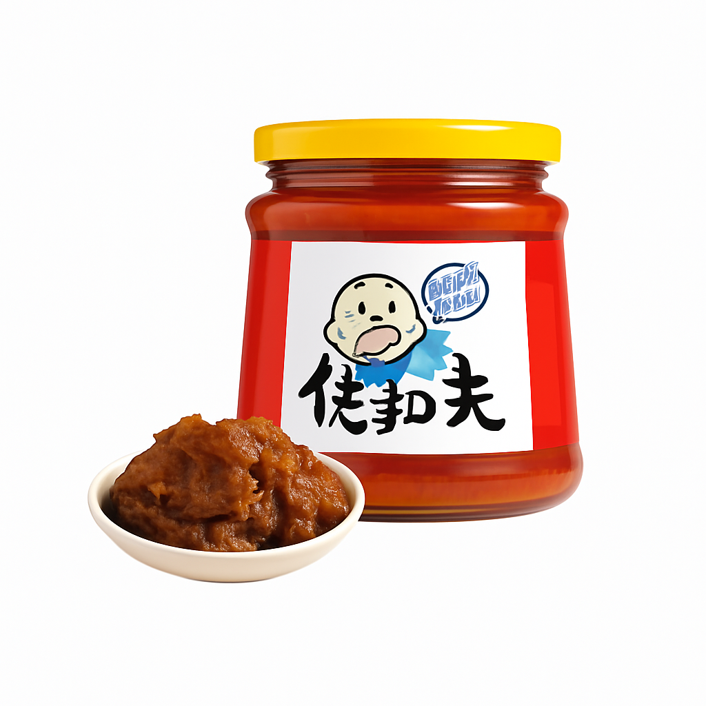 Mei Wei: Conserva Vegetal Picante(饭扫光香辣酸菜)- Fansaoguang 280g - Embalagem em Fundo Branco