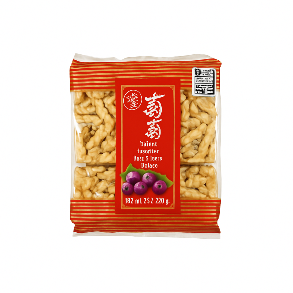 Mei Wei: Sachima Biscoito de Gergelim(沙琪瑪)- Cho Fu 227g - Embalagem em Fundo Branco