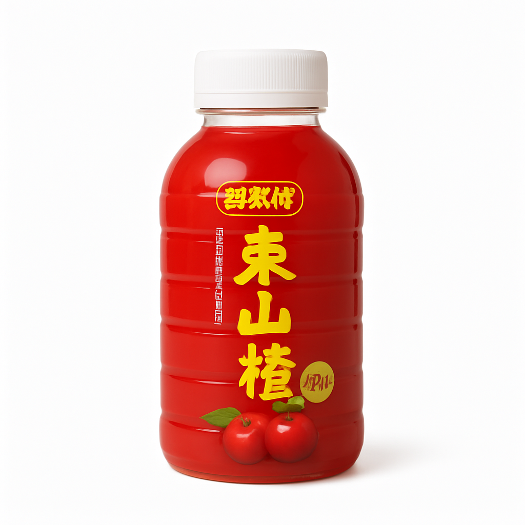 Mei Wei: Bebida de Jujuba e Espinheiro(枣山楂)- Haoxiangni 380ml - Embalagem em Fundo Branco