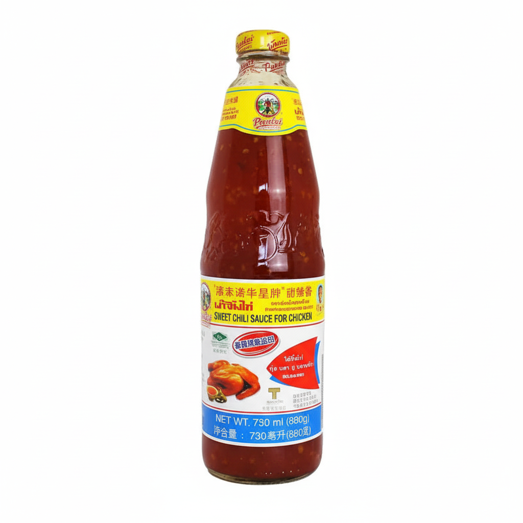 Mei Wei: Molho de Pimenta Doce Sweet Chilli Sauce Pantai 730ml - Embalagem em Fundo Branco
