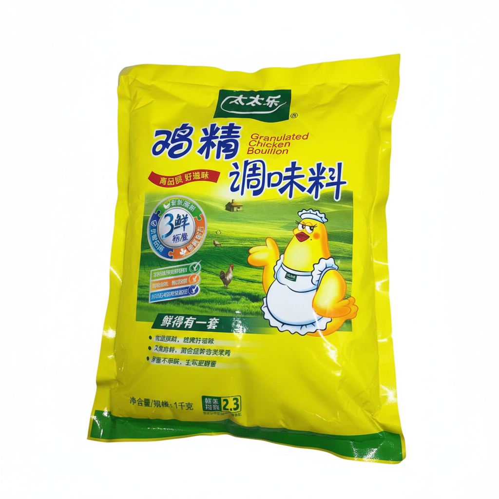 Mei Wei: Caldo de Galinha Chinês em Pó Totole 1kg - Embalagem em Fundo Branco