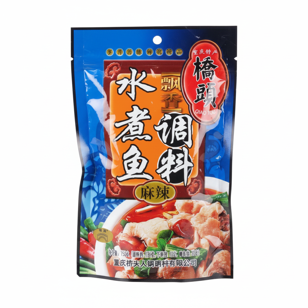 Mei Wei: Pasta de Tempero Picante para Peixe 200g - Embalagem em Fundo Branco