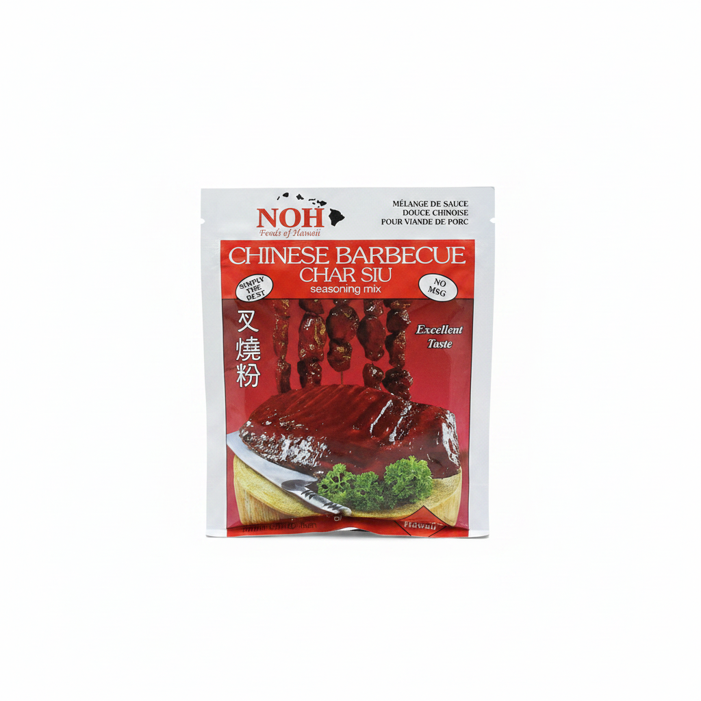 Mei Wei: Tempero para Char Siu NOH 叉烧粉 71g - Embalagem em Fundo Branco