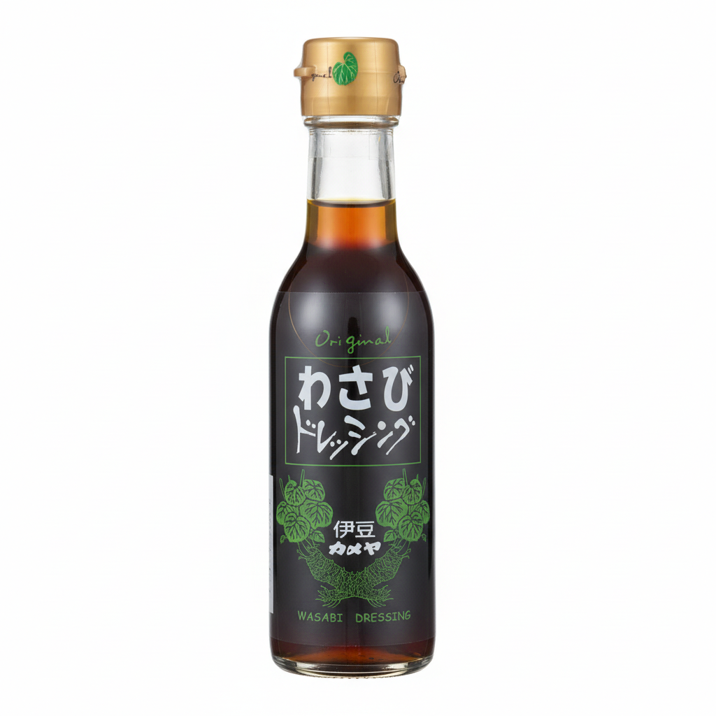 Mei Wei: Molho Wasabi Dressing Izu Kameya - Embalagem em Fundo Branco