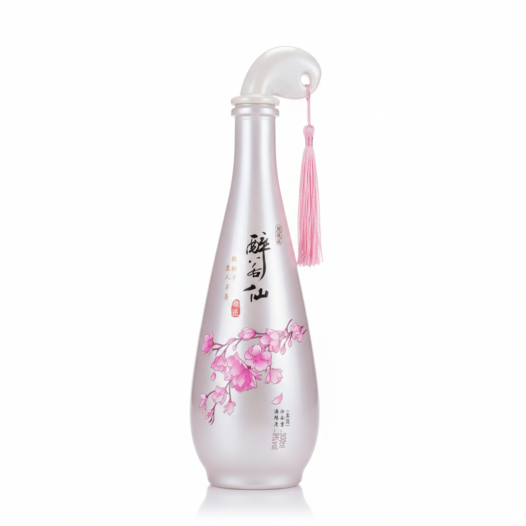 Vinho de Rosas Zui He Xian 500ml | 玫瑞酿露酒 Licor Floral Chinês