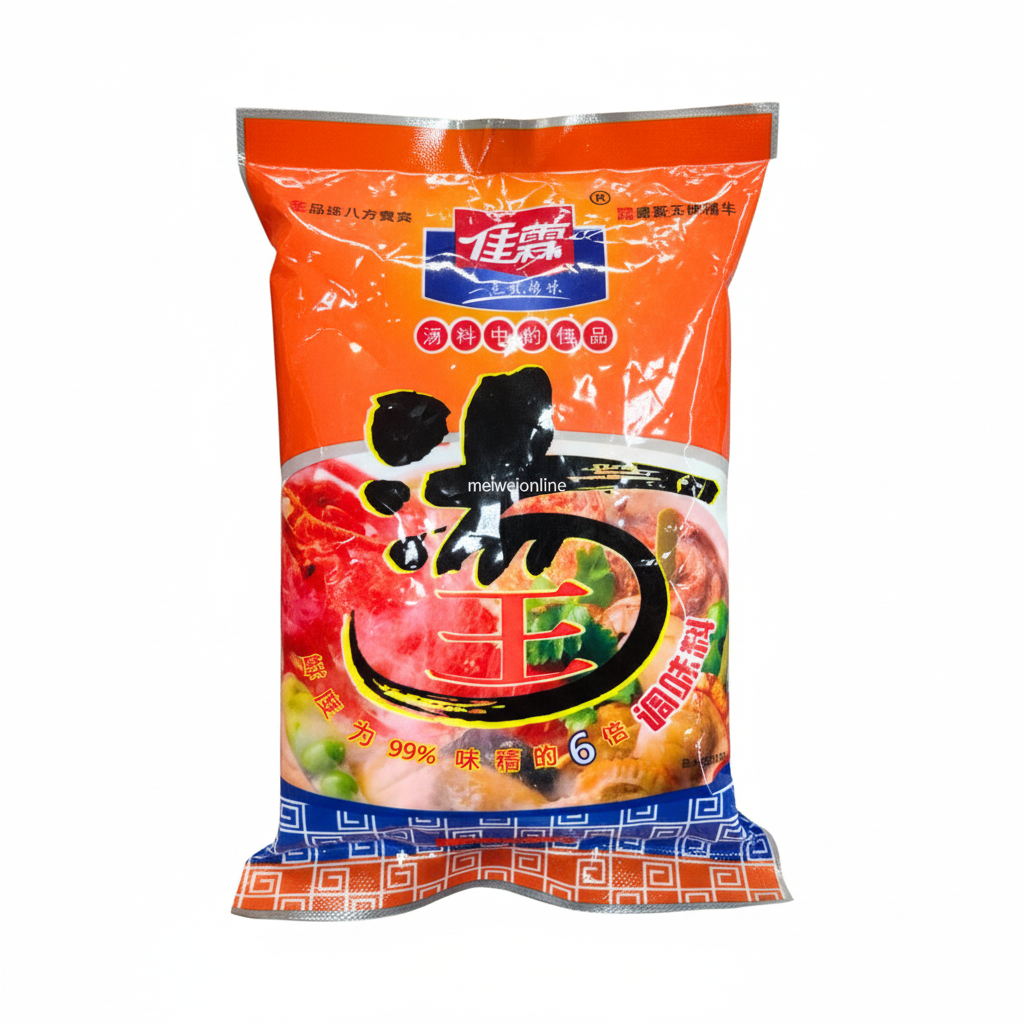 Mei Wei: Tempero Tangwang para Sopa Zhuhai Jialin 227g - Embalagem em Fundo Branco