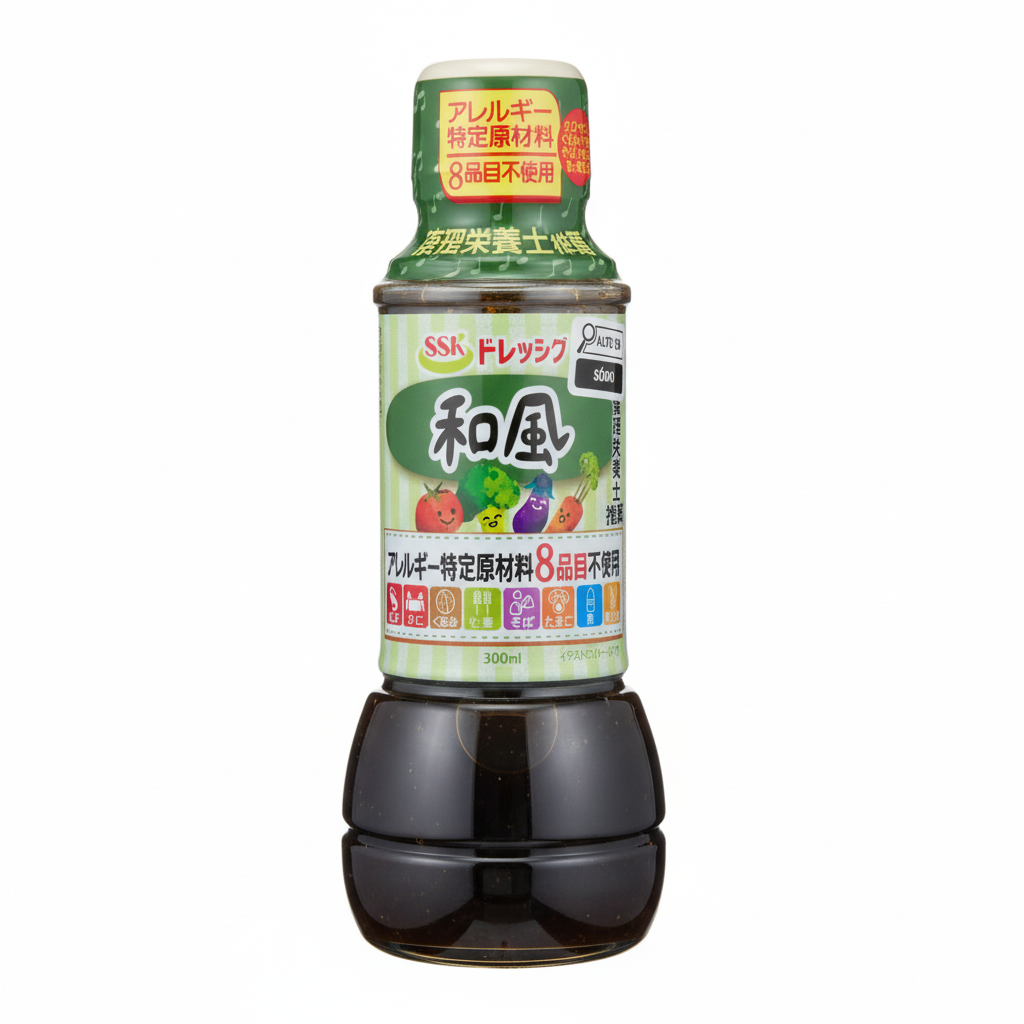 Mei Wei: Molho para Salada Wafu SSK 300ml - Embalagem em Fundo Branco