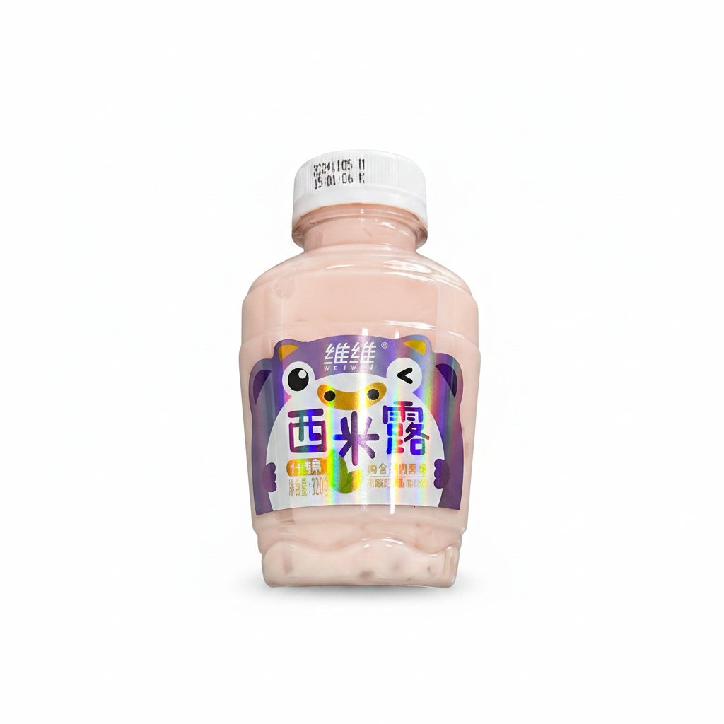 Mei Wei: Sagu com Leite de Coco Sabor Misto 320g - Embalagem em Fundo Branco