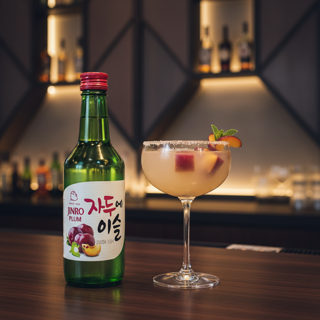 Soju sabor Ameixa (Plum) - Jinro 360ml