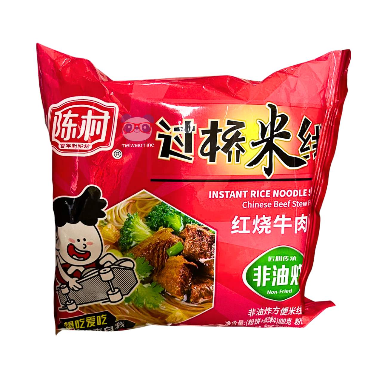 Macarrão instantâneo sabor carne bovina e pimenta - ChenCun 100g
