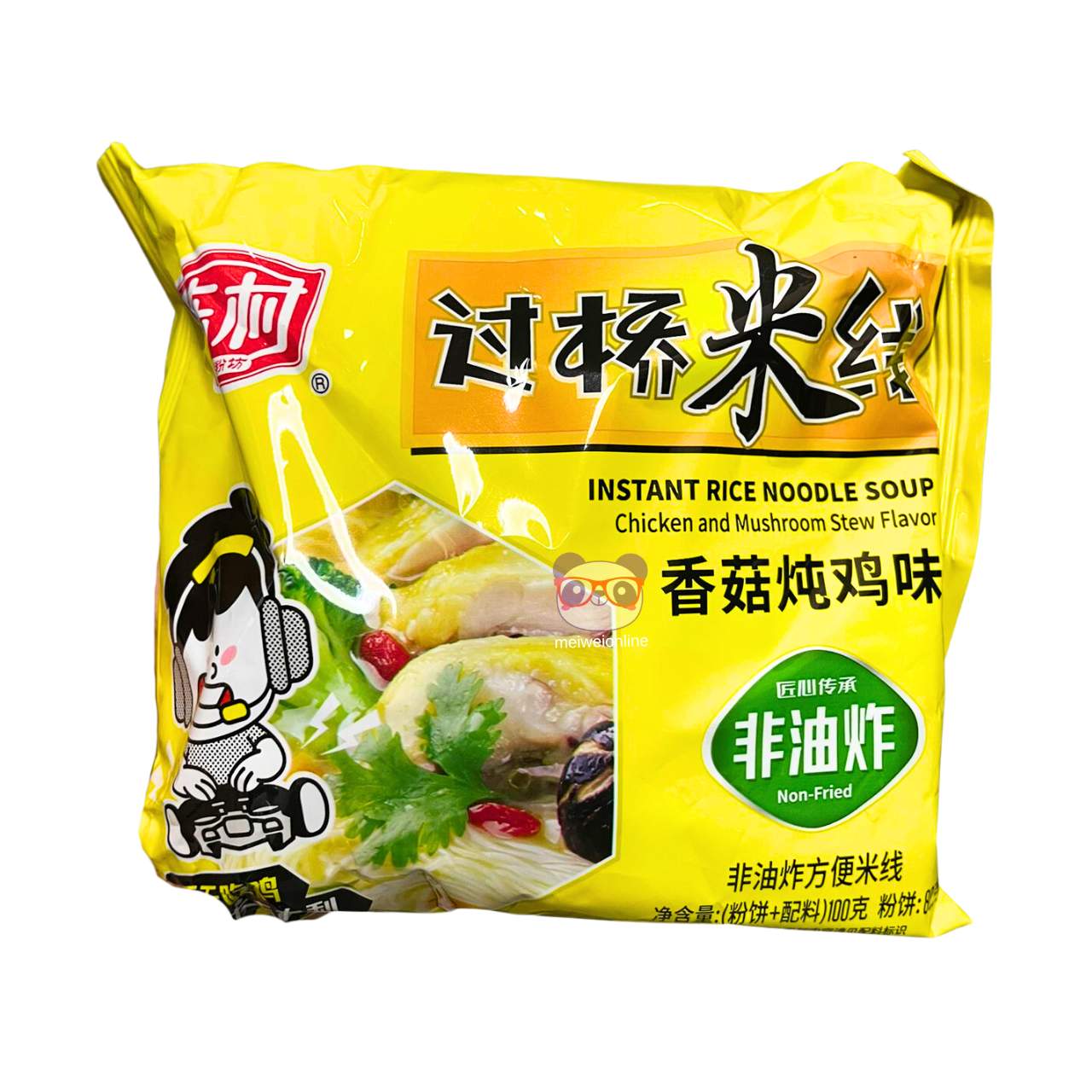 Macarrão somen instantâneo sabor frango e cogumelo - ChenCun 100g