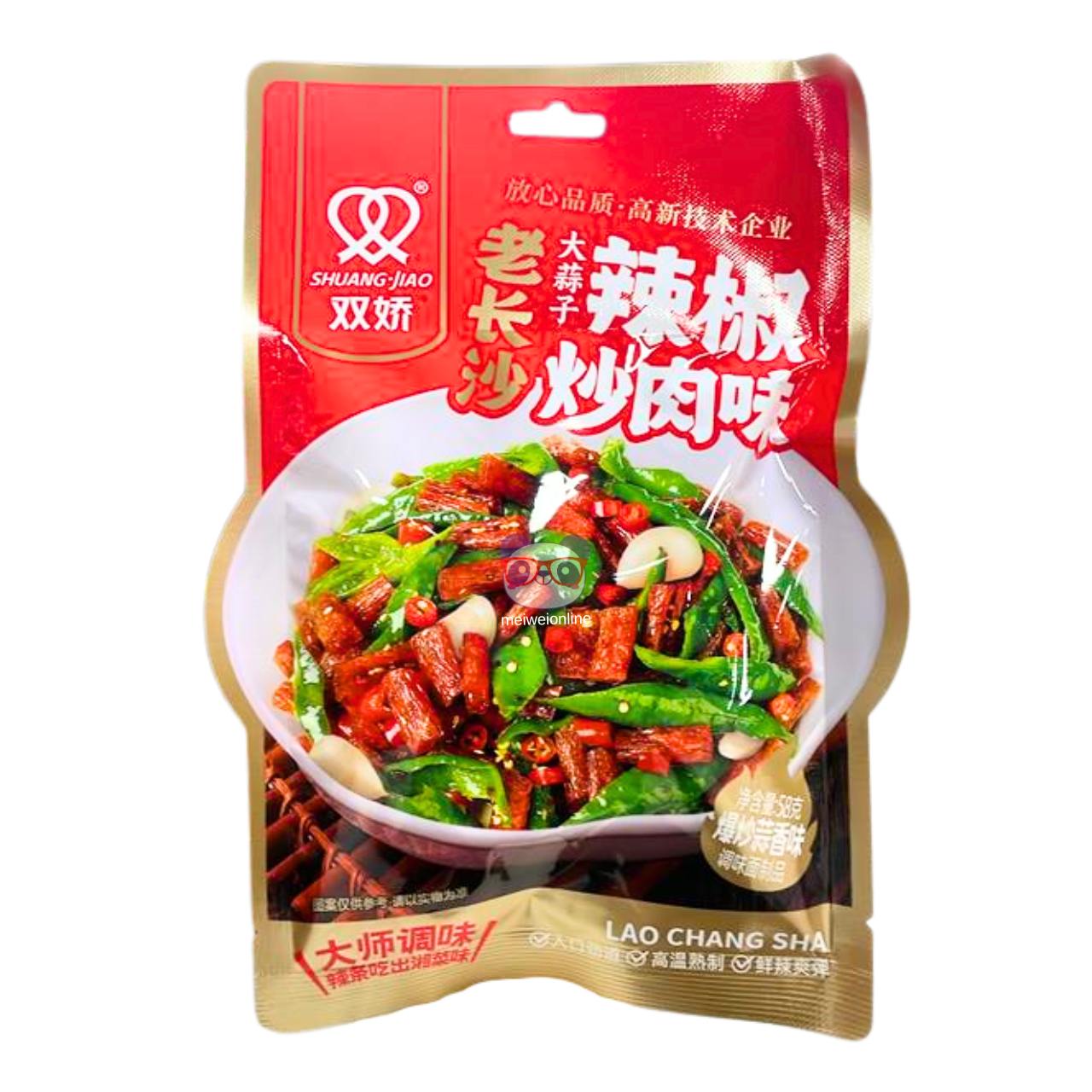 Tiras de glúten ao estilo Lao Changsha - Shuang Jiao 58g