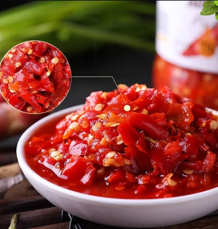 Molho de pimenta (老干妈风味糟辣剁椒) - Lao Gan Ma 750g