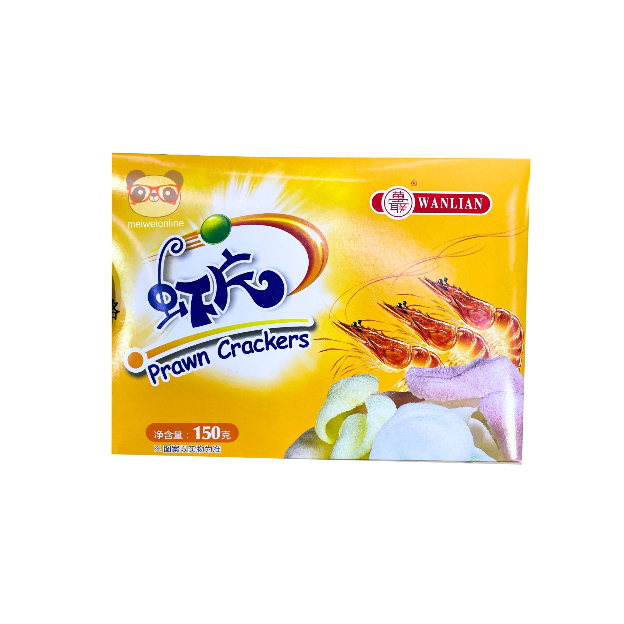 Mandiopã  lascas de camarão - Wanlian 150g