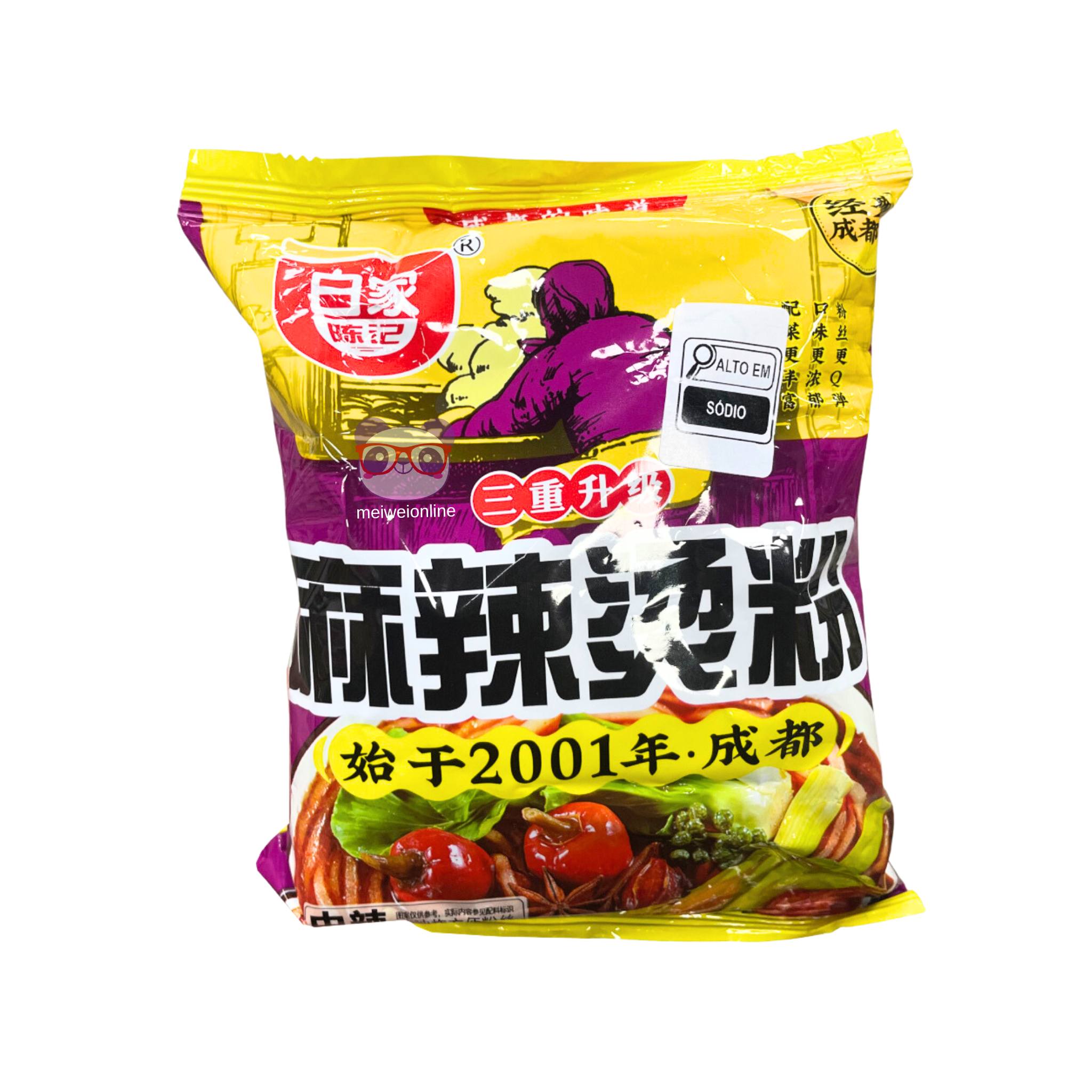 Macarrão vermicelli de feijão sabor apimentado - Sichuan Ropeway 105g